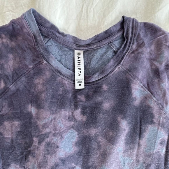 3 $20 for $45 Athleta Mindset Print Sweater - Picture 3 of 4
